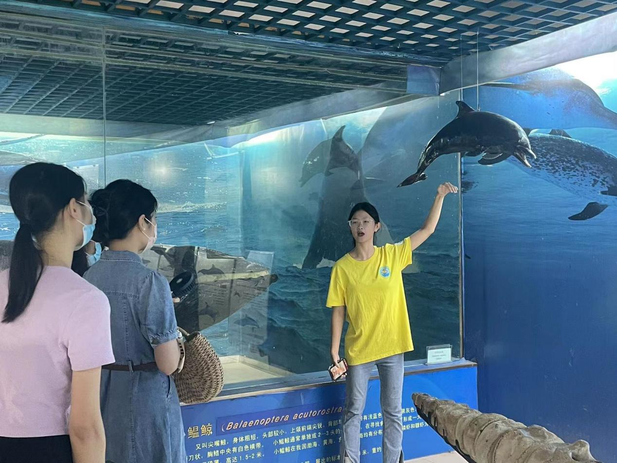 我院2022级研究生参观海洋脊椎动物馆与生物多样性博物馆