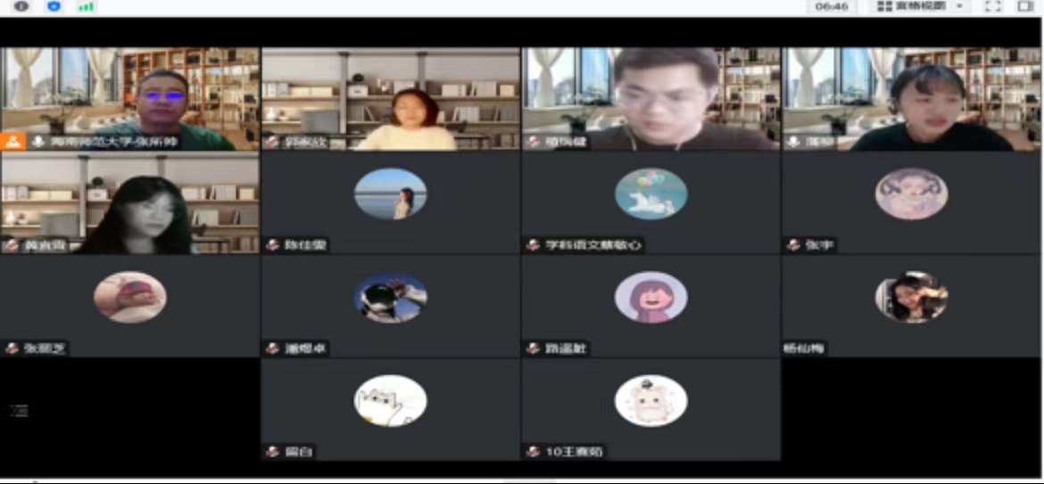 张所帅副教授组织2022级学科语文教育硕士开展第一期读书分享会