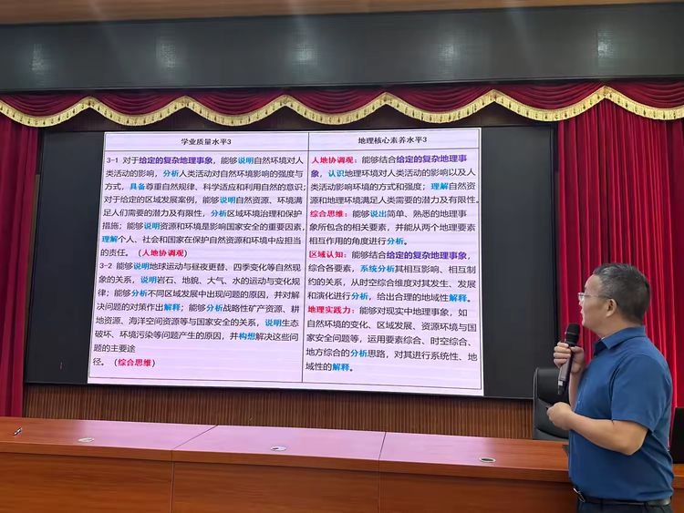 海南师范大学“教授博士服务基础教育”项目走进琼海市地理学科教研活动