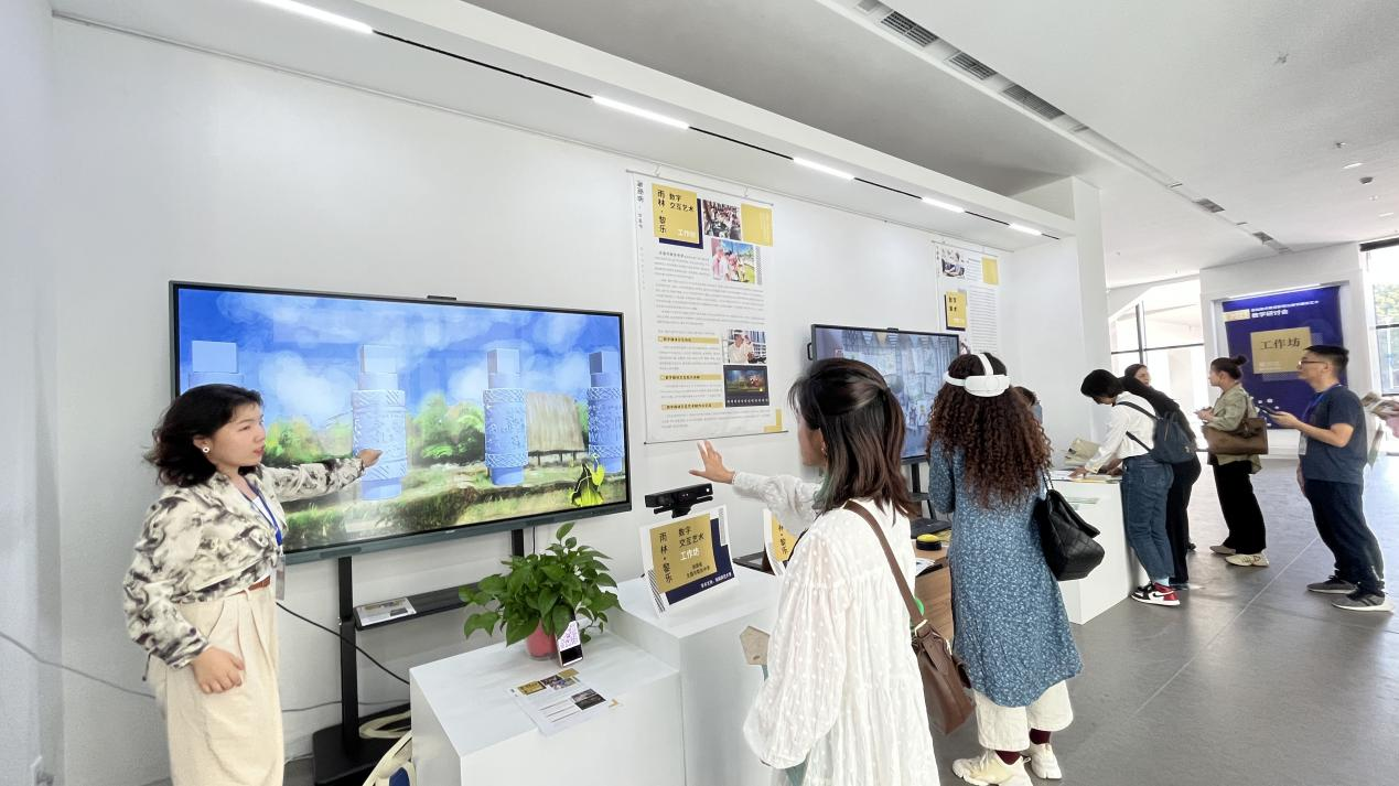 “教授博士服务基础教育”项目帮扶美育成果入选全国数字媒体艺术优秀工作坊展览