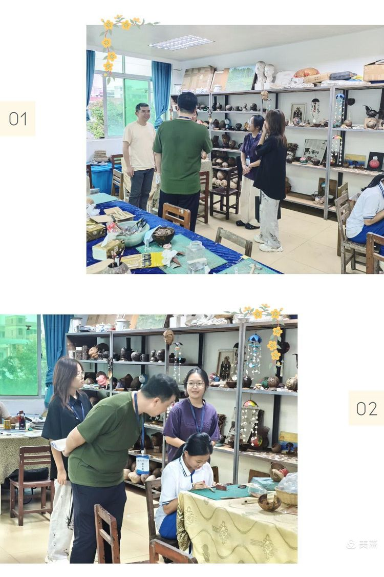 笔墨绘梦，师道传承之旅 ——海南师范大学教师教育学院美术学科巡回指导文昌华侨中学